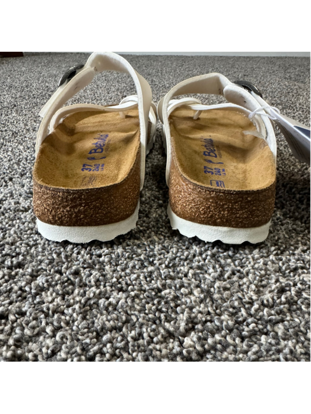 Women's Betula by Birkenstock Mia Sandals in White Size 37/6.5 NWT - Picture 10 of 13